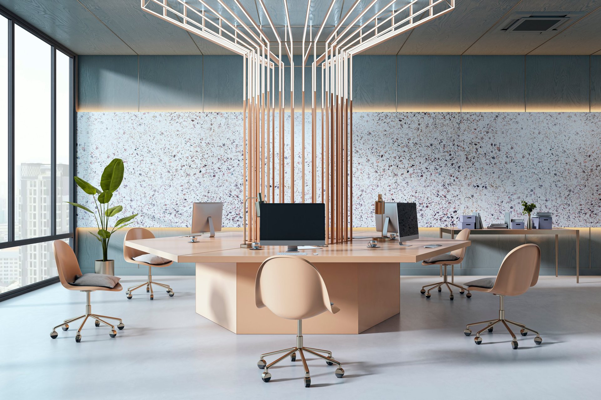 Modern coworking-utrymme